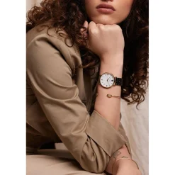 Femme Amelia Parker Montre Femme Pearl of the Sea en Acier doré/argenté