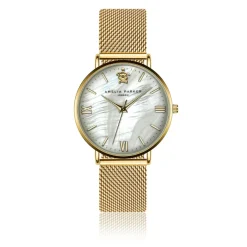 Femme Amelia Parker Montre Femme Pearl of the Sea en Acier dorée