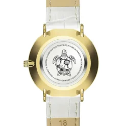 Femme Amelia Parker Montre Femme Pearl of the Sea en Cuir blanche