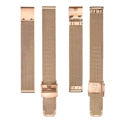 Femme Amelia Parker Montre Femme Petite Classique en Acier rose doré