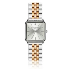 Sale Amelia Parker Montre Femme Plaza en Acier rose doré/argenté