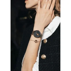 Outlet Amelia Parker Montre Femme Sea Turtle en Acier rose doré