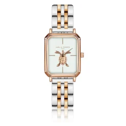Femme Amelia Parker Montre Femme Serenity en Acier rose doré/argenté