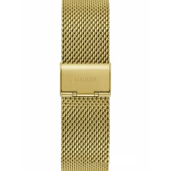 Online Guess Montre Homme Continental en Acier dorée