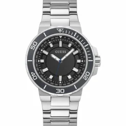 New Guess Montre Homme en Acier argentée