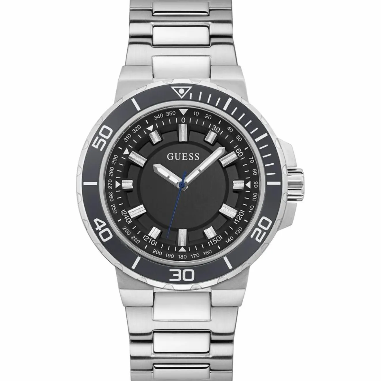 New Guess Montre Homme en Acier argentée