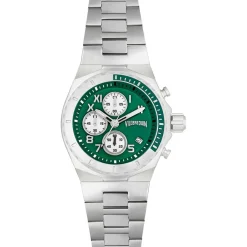 Online Vilebrequin Montre Homme en Acier Chronographe argentée