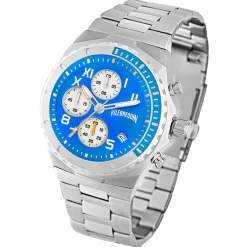 Hot Vilebrequin Montre Homme en Acier Chronographe argentée