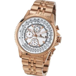 Homme Richtenburg Montre Homme en Acier Panama rosegold