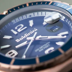 New Baldinini Montre Homme en Caoutchouc Acqua noire