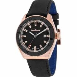 Homme Baldinini Montre Homme en Cuir Adria noire