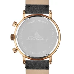 Homme Richtenburg Montre Homme en Cuir Burbank noire