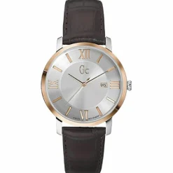 Sale Guess Collection Montre Homme en Cuir marron