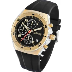 Best Vilebrequin Montre Homme en Silicone Chronographe noire