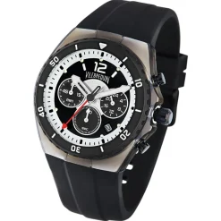 Homme Vilebrequin Montre Homme en Silicone Chronographe noire
