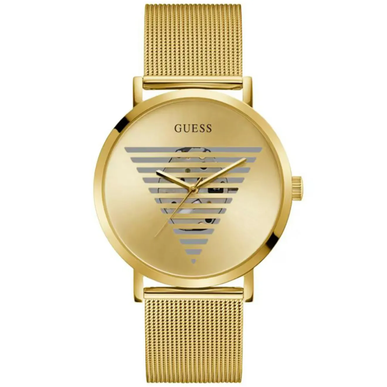 Sale Guess Montre Homme Idol en Acier dorée