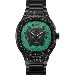 Clearance Guess Montre Homme Kingdom en Acier noire