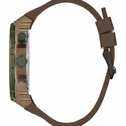 Discount Guess Montre Homme Venture en Silicone marron