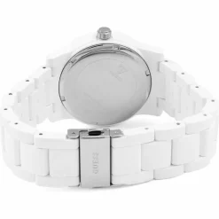 Homme Guess Montre Mixte Funfetti en Caoutchouc blanche