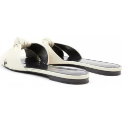 Femme Saint Laurent Mules en Cuir écrues