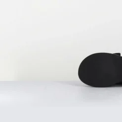 Femme Malloni Mules en Cuir Rombo noires