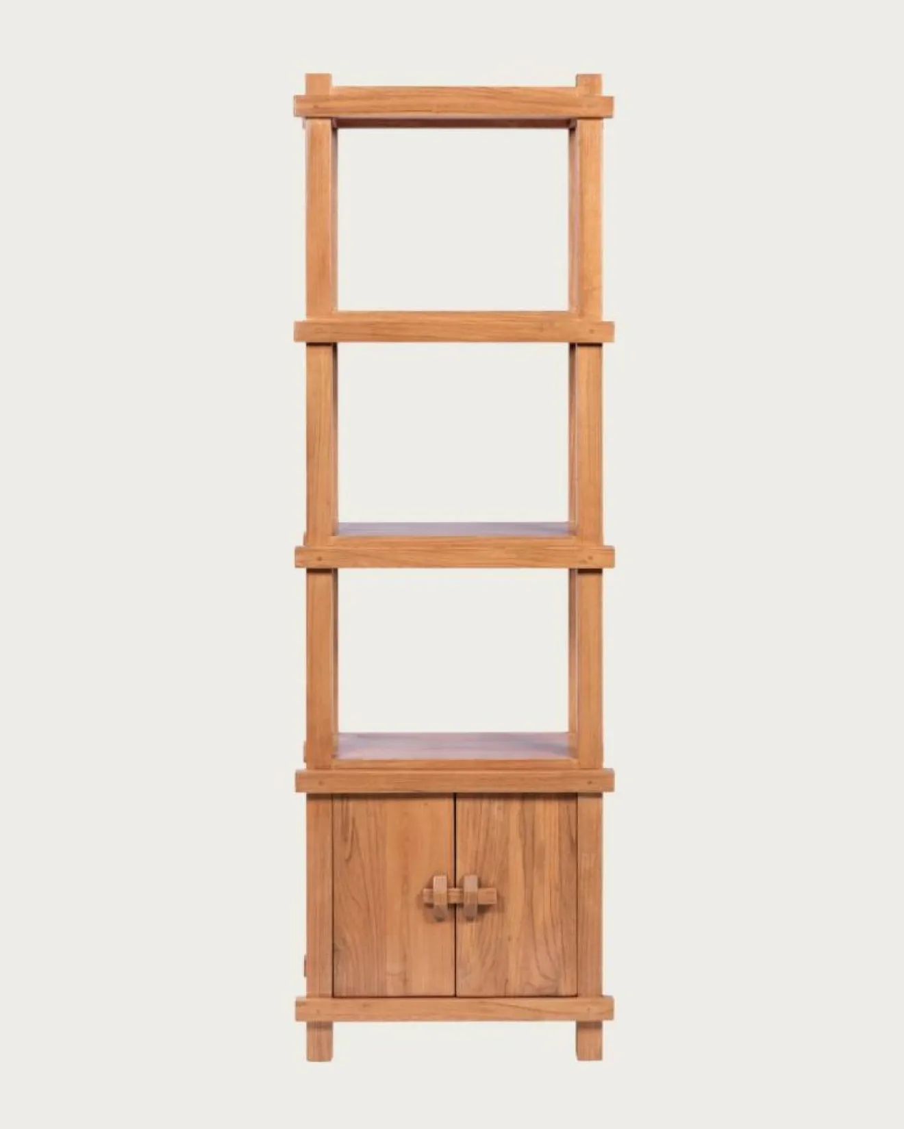 Uniqka Nara - Grande étagère en teck massif