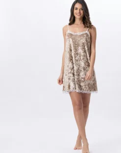 New Le Chat Nuisette en velours Platine dorée