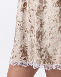 New Le Chat Nuisette en velours Platine dorée