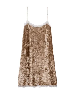 New Le Chat Nuisette en velours Platine dorée