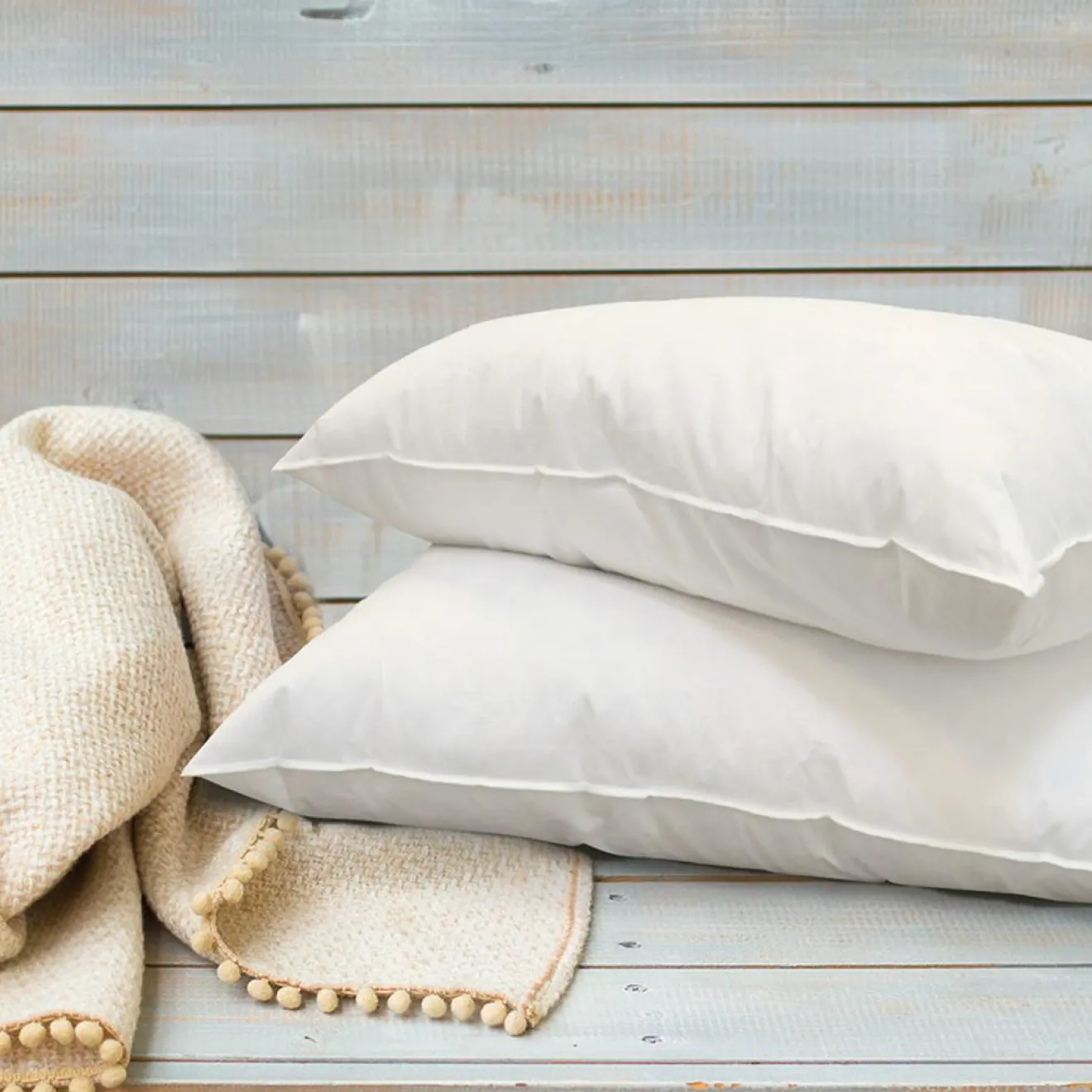 Hypsom Oreiller Fibres creuses Alaska blanc - 65x65 cm