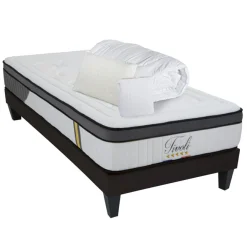 Hot Bellecour Pack prêt-à-dormir Tivoli blanc - 90x200 cm