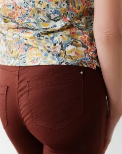 Sale Caroll Pantacourt Mason B chocolat