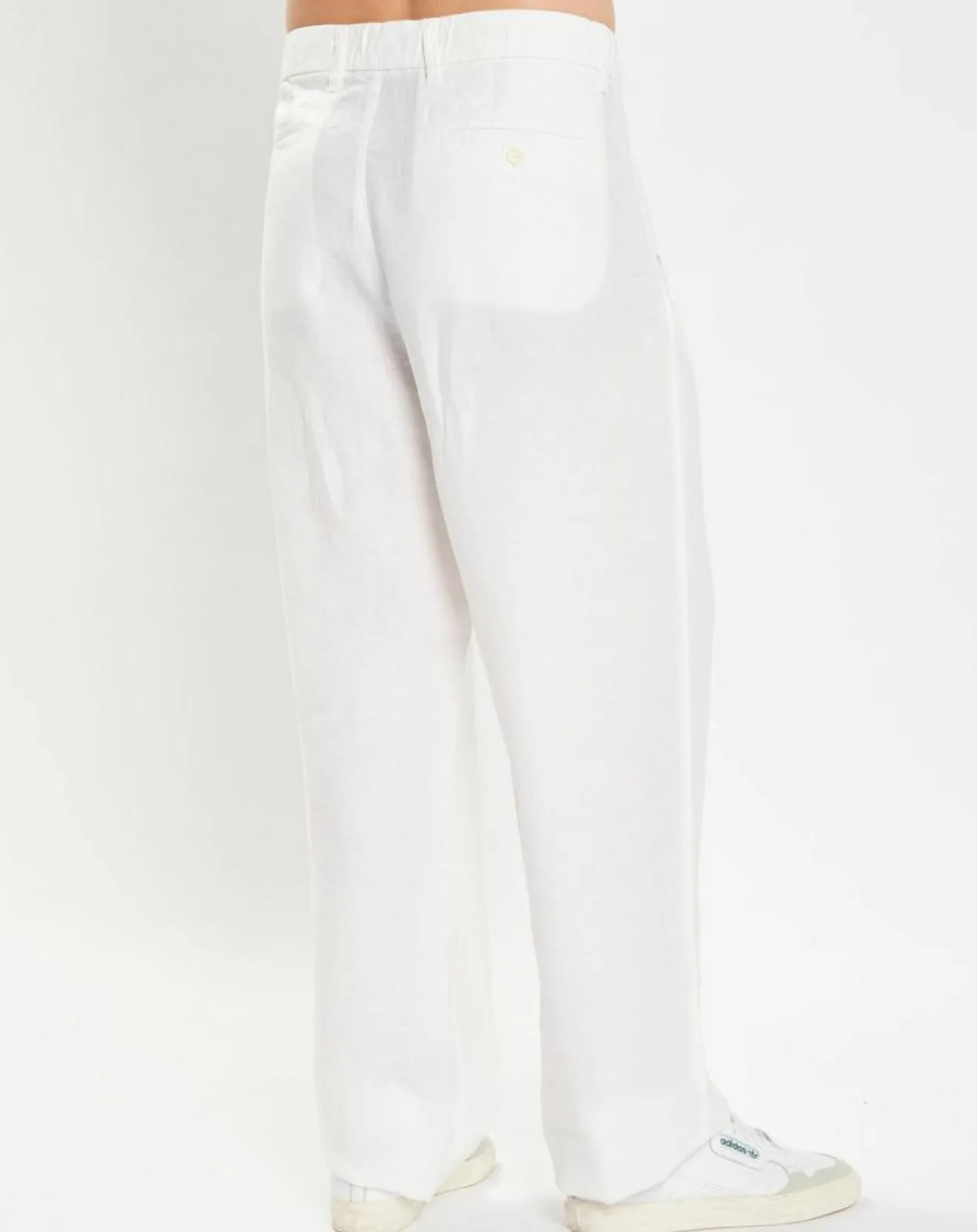 Hot Marc O'Polo Pantalon 100% Lin Mossbo Pant Pinces blanc