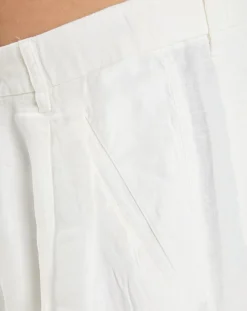 Hot Marc O'Polo Pantalon 100% Lin Mossbo Pant Pinces blanc
