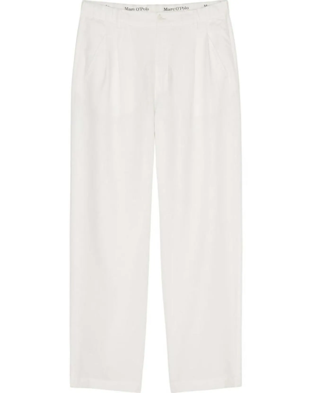 Hot Marc O'Polo Pantalon 100% Lin Mossbo Pant Pinces blanc
