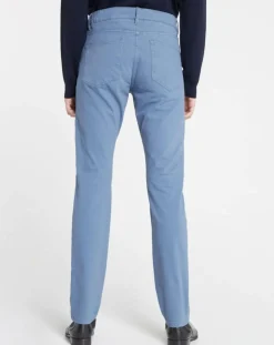 Homme Galeries Lafayette Pantalon ajusté Flex bleu gris