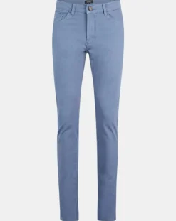 Homme Galeries Lafayette Pantalon ajusté Flex bleu gris