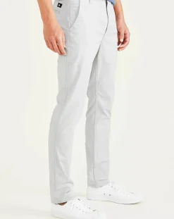 Homme Dockers Pantalon Alpha Original Khaki Skinny Fit gris clair