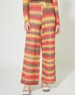 Femme Manoush Pantalon Arc-en-ciel kaki