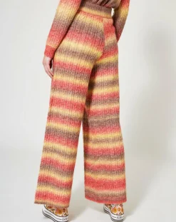 Femme Manoush Pantalon Arc-en-ciel kaki