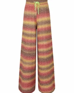 Femme Manoush Pantalon Arc-en-ciel kaki