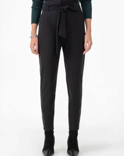 New Indies Pantalon avec Ceinture Hadrien noir