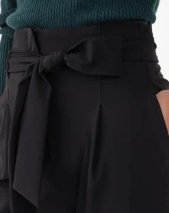 New Indies Pantalon avec Ceinture Hadrien noir