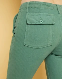 Femme Acquaverde Pantalon cargo Chevron Columbia vert