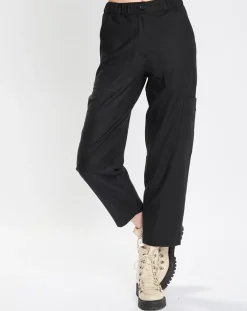 Discount Marc O'Polo Pantalon cargo en Laine mélangée noir