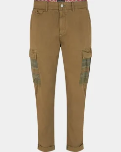 New Scotch & Soda Pantalon Cargo Loose Tapered kaki foncé