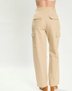 Outlet La Petite Etoile Pantalon cargo Pina beige