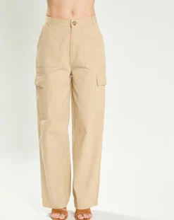 Outlet La Petite Etoile Pantalon cargo Pina beige