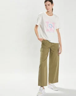 Clearance La Petite Etoile Pantalon cargo Pina kaki