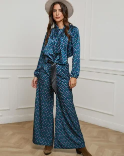 Femme L'Armoire de Suzette Pantalon Catherine pétrole